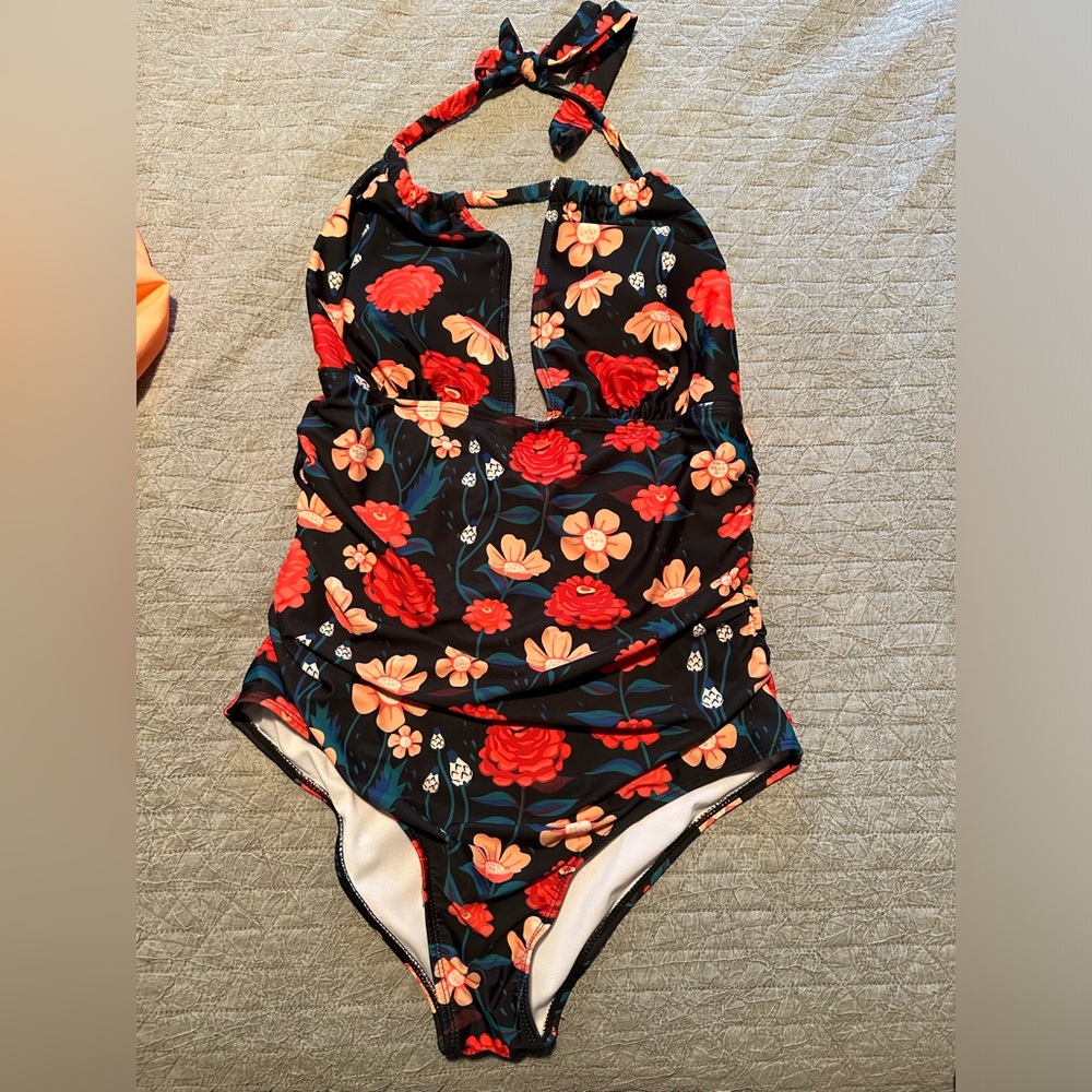 👙 Floral One Piece Bathing Suit 👙
